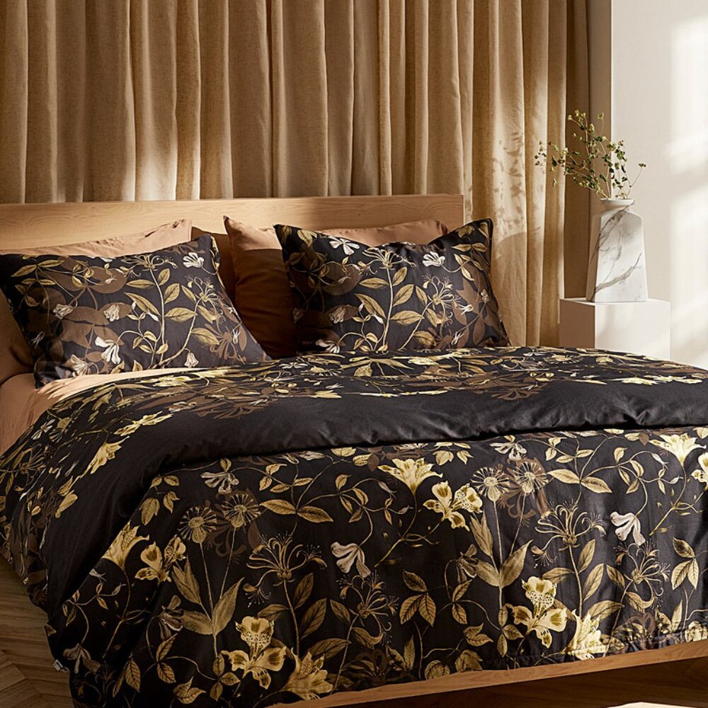 NWT Beddinghouse Queen 100% Cotton Satin Duvet Set